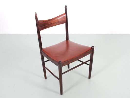 Scandinavian Teak Side Chairs, 1960s, Set of 4-PI-2022713