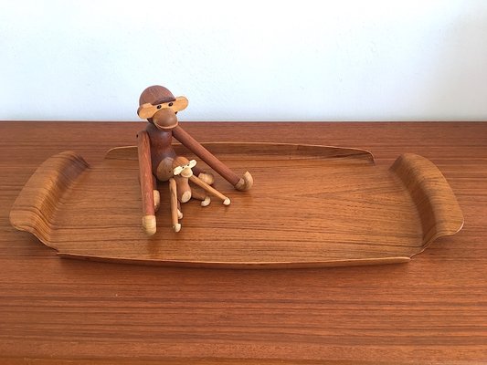 Scandinavian Teak Tray from Silva, 1960s-OV-716435