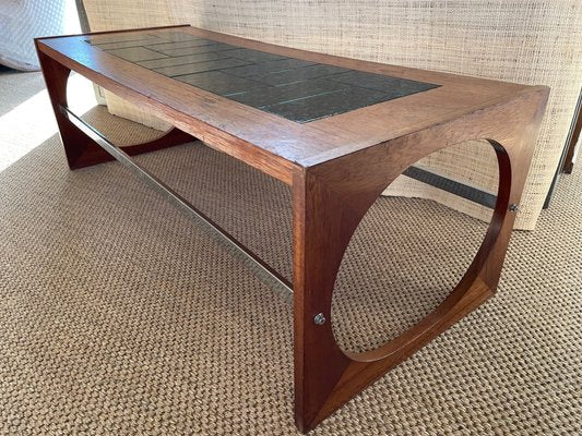 Scandinavian Tiled Coffee Table, 1970s-QJM-1793595