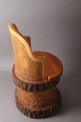 Scandinavian Tree Stump Kubbestol Chair, 1970s or 1980s-ESB-1376952