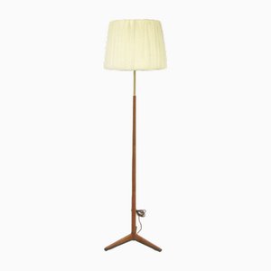 Scandinavian Tripod Teak Floor Lamp, Sweden, 1960s-GEK-2043068