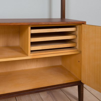 Scandinavian Two Bay Rosewood Free-Standing Wall Shelf, Norway, 1960s-UE-1720404