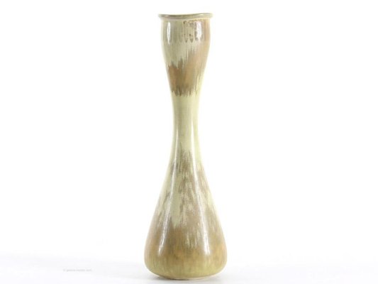 Scandinavian Vase in Sand to Ocher by Gunnar Nylund for Rörstrand, 1960s-PI-703196