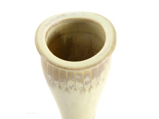 Scandinavian Vase in Sand to Ocher by Gunnar Nylund for Rörstrand, 1960s-PI-703196