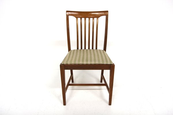 Scandinavian Walnut Chairs, Sweden, 1960s, Set of 6-GEK-1785470