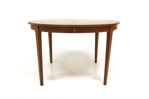 Scandinavian Walnut Dining Table, Sweden, 1960s-GEK-1749555