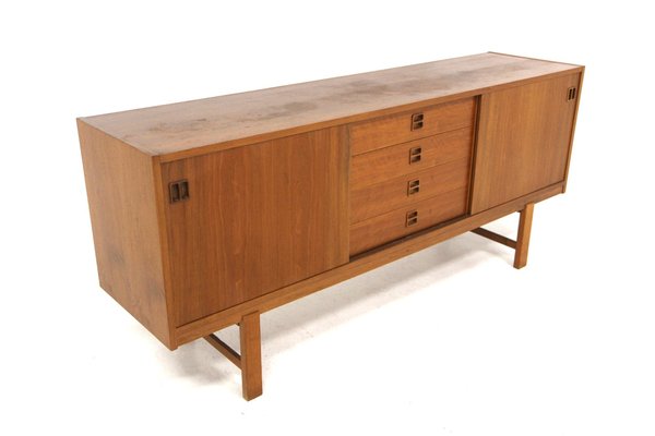 Scandinavian Walnut Sideboard Comet from Bogeryds Möbelfabrik, Sweden, 1960s-GEK-2043089