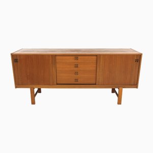 Scandinavian Walnut Sideboard Comet from Bogeryds Möbelfabrik, Sweden, 1960s-GEK-2043089