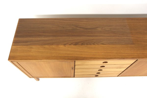 Scandinavian Walnut Sideboard from Skaraborgs Möbelindustri, Sweden, 1960-GEK-2028414