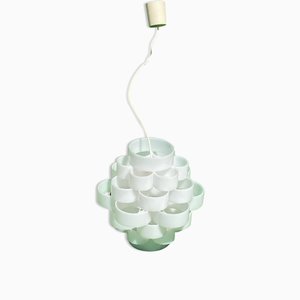 Scandinavian White Hanging Pendant Lamp, 1970s-BHG-1017211