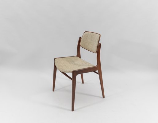 Scandinavian Wooden Dining Chairs, 1960s, Set of 5-KQB-1783473