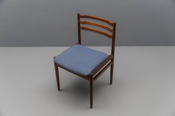 Scandinavian Wooden Dining Room Chairs, 1960s, Set of 4-KQB-1737062