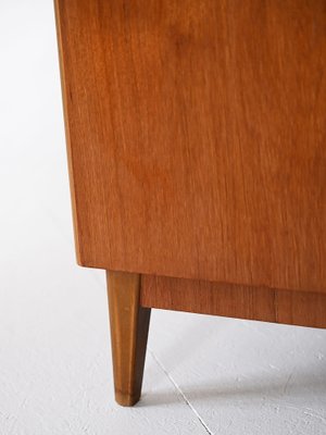 Scandinavian Wooden Highboard, 1950s-QWP-1739028