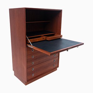 Scandinavian Wooden Secretary by Arne Vodder, 1960s-FGA-1249629