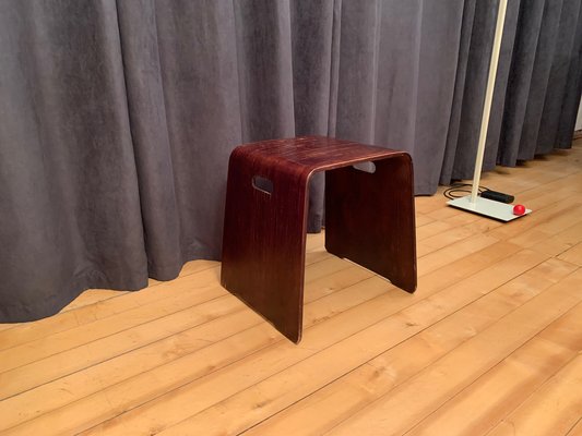 Scandinavian Wooden Stool, 1970s-RTR-1240938