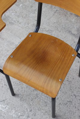 School Desk Chair by Jacques Hitier for Mobilor, France, 1950s-XIJ-1273214