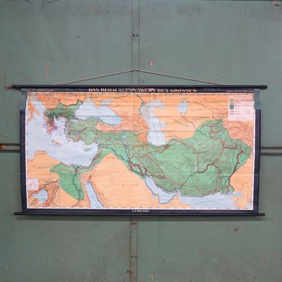 School Teaching Map by Prof. Dr. Lauffer for Justus Perthos Darmstadt, 1950s-WK-674059