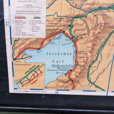 School Teaching Map by Prof. Dr. Lauffer for Justus Perthos Darmstadt, 1950s-WK-674059