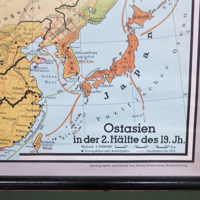 School Teaching Map by Prof. Dr. W. Trillmich for Westermann Landkarten, 1950s-WK-674042