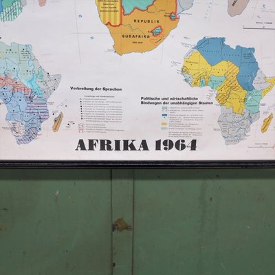 School Wall Map of Africa by Dr. E. Kremling for JRO, 1964-WK-674173