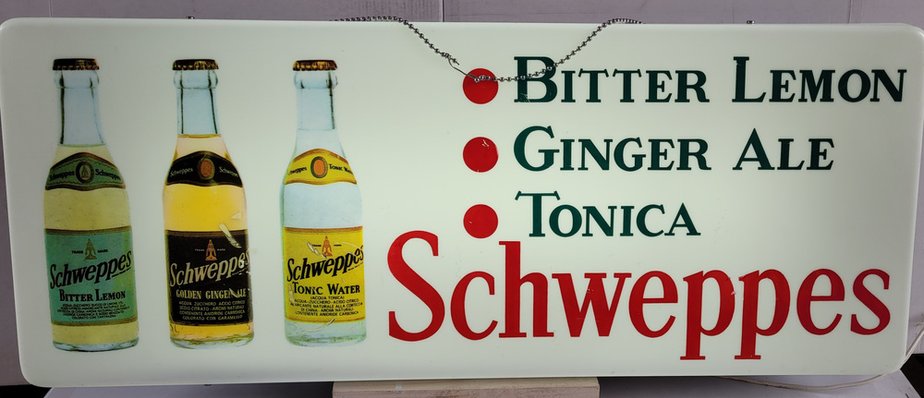 Schweppes Advertising Sign, 1960s-GGK-1816276