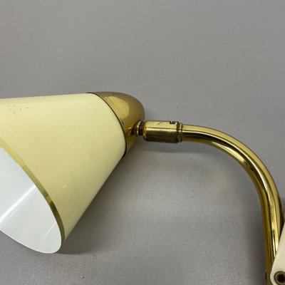 Scissors Wall Light in Brass and Metal from Sis Leuchten, Germany, 1950s-QZ-1822394