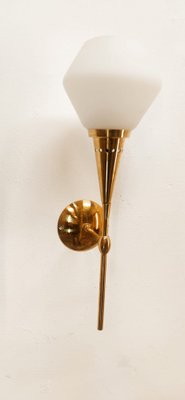 Sconce in Brass and Glass from Stilnovo-QLH-1799229