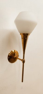 Sconce in Brass and Glass from Stilnovo-QLH-1799229