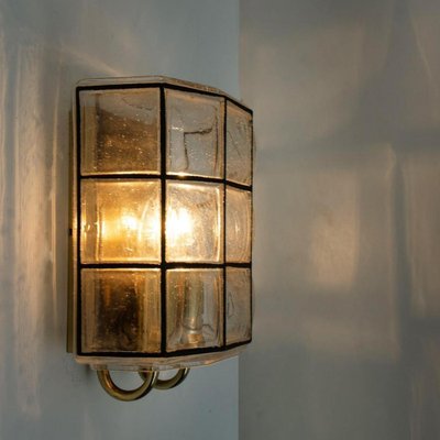 Sconce in Iron and Bubble Glass from Limburg, 1960-VDW-1823109