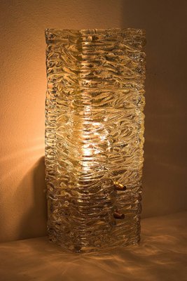 Sconce in Textured Glass Sconce by J. T. Kalmar for Kalmar, 1950s-SPD-1131061