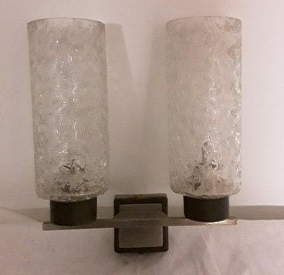 Sconce with Grey Metal Mount, 1960s-HOI-838135