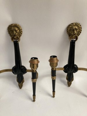 Sconces Attributed to Maison Jansen, Set of 2-VRR-1075368