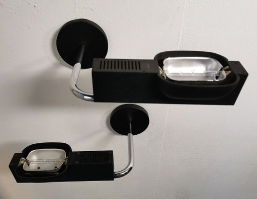 Sconces by Ernesto Gismondi for Artemide, 1980s, Set of 2-PHZ-627294