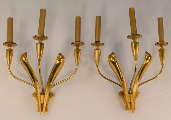 Sconces by Gaetano Sciolari, Italy, 1950s, Set of 2-AOL-1359642