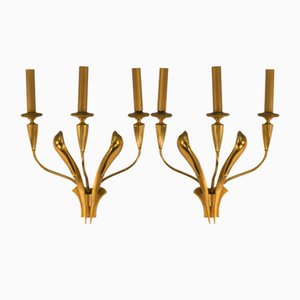 Sconces by Gaetano Sciolari, Italy, 1950s, Set of 2-AOL-1359642