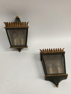 Sconces by Gilbert Poillerat, Set of 2-VRR-1047438