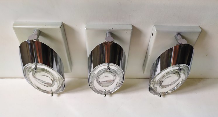 Sconces by Oscar Torlasco for Stilkronen, 1970s, Set of 3-EI-1314025