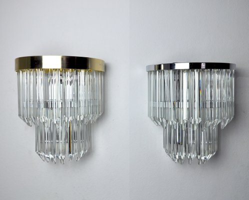 Sconces by Paolo Venini for Venini, Italy, 1970s, Set of 2-EJE-1028141