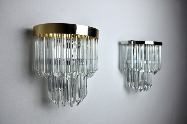 Sconces by Paolo Venini for Venini, Italy, 1970s, Set of 2-EJE-1028141