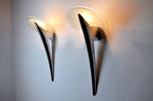 Sconces from Metalarte, Spain, 1970s, Set of 2-EJE-1169580