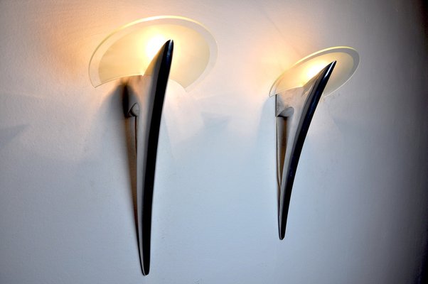 Sconces from Metalarte, Spain, 1970s, Set of 2-EJE-1169580