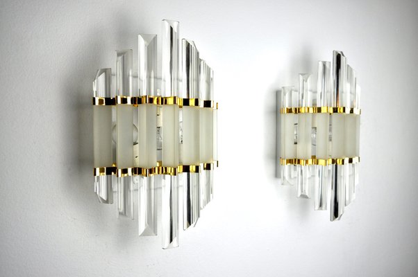 Sconces from Venini, Italy, 1970s, Set of 2-EJE-958622