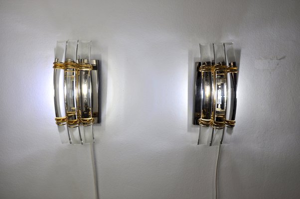 Sconces from Venini, Italy, 1980s, Set of 2-EJE-958614