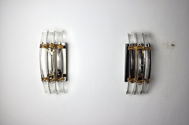 Sconces from Venini, Italy, 1980s, Set of 2-EJE-958614