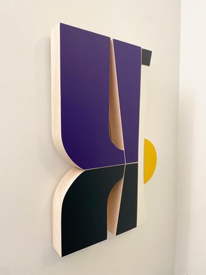 Scott Troxel, Tuxedo, 2023, Spray Acrylic on Wood-CHG-2025803