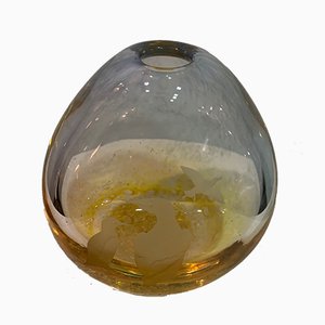 Scottish Glass Vase by Guillemot for Caitheness, 1980s-IKW-843732