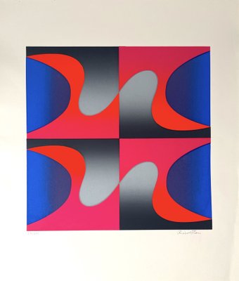 Screenprint, Op Art, 1960s-NY-1785130