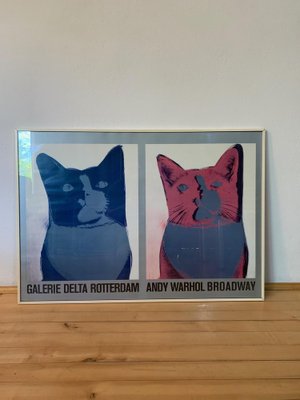 Screenprint Poster of Andy Warhol, Broadway, Galerie Delta Rotterdam, 1984-RTR-956354