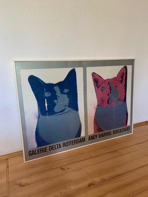 Screenprint Poster of Andy Warhol, Broadway, Galerie Delta Rotterdam, 1984-RTR-956354