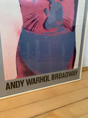 Screenprint Poster of Andy Warhol, Broadway, Galerie Delta Rotterdam, 1984-RTR-956354